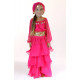 Foulard de tête de danse orientale enfant fuschia