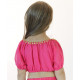 Brassière enfant de danse orientale fuschia