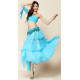 Costume de danse orientale complet bleu ciel