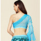 Costume de danse orientale complet bleu ciel