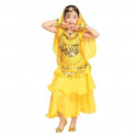 Tenue enfant de danse orientale 2 pièces jaune