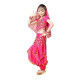 Costume de danse brassière + pantalon enfant 2 pièces fuschia