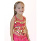 Costume de danse orientale enfant 2 pièces rose fuschia