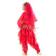 Costume de danse orientale top sarouel enfant fuschia