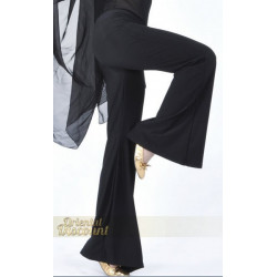 Pantalon de cours de danse orientale noir 