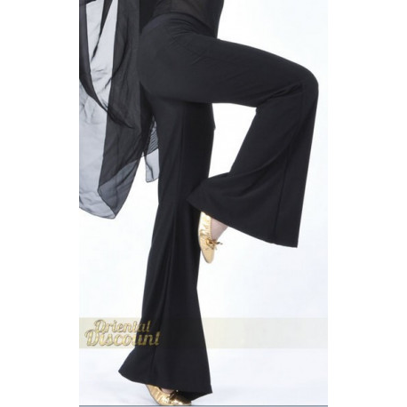 Pantalon de cours de danse orientale noir 