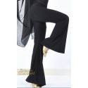 Pantalon de cours de danse orientale noir 