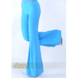 Pantalon de cours de danse orientale bleu ciel