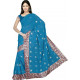 Sari indien de danse Bollywood trquoise 