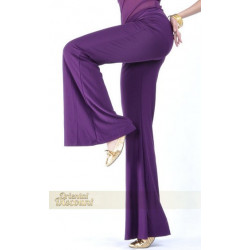 Pantalon de cours de danse orientale violet