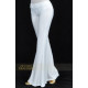 Pantalon de cours de danse orientale blanc