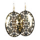 Boucles d oreilles métal or obao