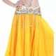 Ceinture de danse orientale satin orientale doré / argenté
