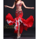 Tenue de scène de danse orientale compléte couleur rouge