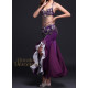 Tenue de scène de danse orientale compléte couleur violette