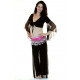 Tenue de cours de danse orientale voilée noir