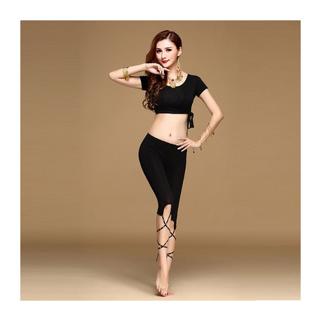 Tenue de cours de danse orientale noire