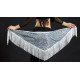 ceinture de danse orientale à paillettes argentées