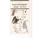 Planche de tatouages or argent Faucon