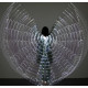 Ailes d'isis de danse orientale lumineuses blanches