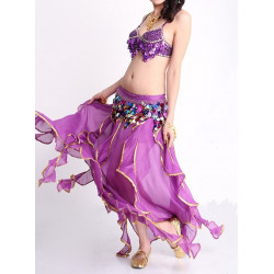Ensemble complet de danse orientale violet