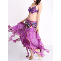 Ensemble complet de danse orientale violet