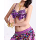 Ensemble complet de danse orientale violet