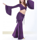 Tenue d'entraînement de danse orientale violette