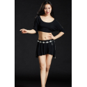 Tenue d'entrainement de danse orientale noire