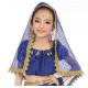 Brassière enfant de danse orientale couleur bleu roy
