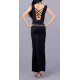 Robe de danse orientale noire