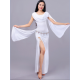 Robe de danse orientale blanche femme