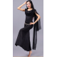 Robe de danse orientale noire femme