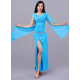 Robe de danse orientale turquoise femme