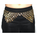 Ceinture de danse orientale égyptienne motif triangulaire