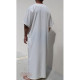 Djelaba homme à manches courtes brodé