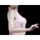 Top pailleté de danse orientale rose clair