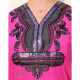Djellaba femme sans manches broderie au cordon noir