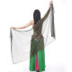 Voile de danse orientale rectangle à paillettes