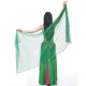 Voile de danse orientale rectangle à paillettes