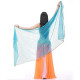 Voile de danse orientale rectangle à paillettes