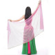 Voile de danse orientale rectangle à paillettes