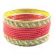 Lot de bracelets bangles bollywood couleurs acidulées