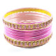 Lot de bracelets bangles indiens en métal 