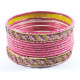 Bracelets indiens Bollywood pastel
