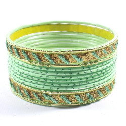 Bracelets indiens Bollywood pastel