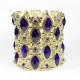 Bracelet strass et pierre fantaisie style hindou