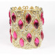 Bracelet strass et pierre fantaisie style hindou