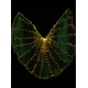 Ailes d'isis de danse orientale lumineuses 