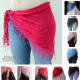 Foulard de danse orientale triangulaire façon cheche